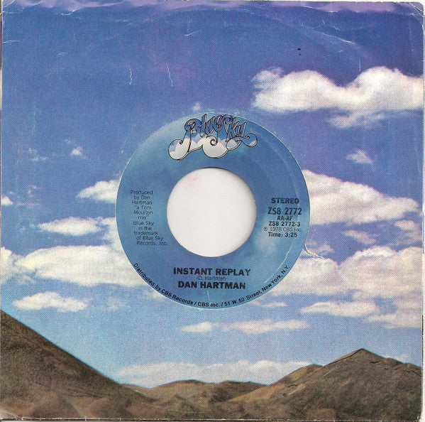 Dan Hartman : Instant Replay (7",45 RPM,Single,Styrene)