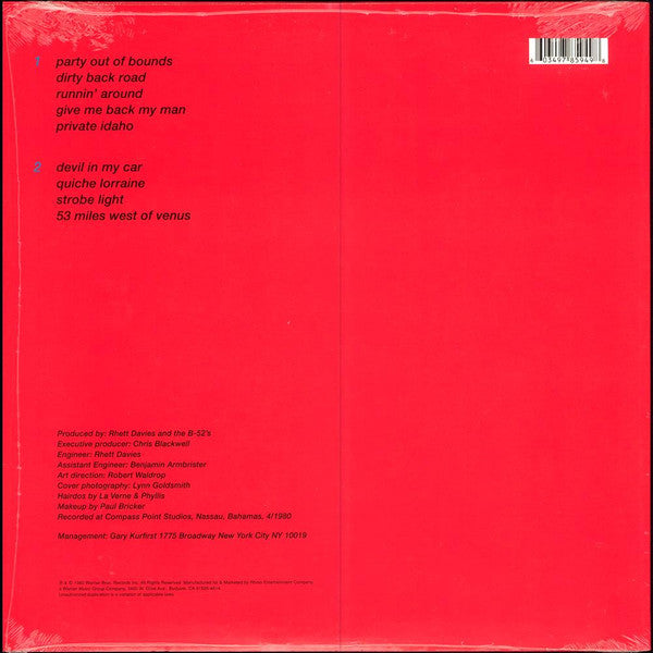 The B-52's : Wild Planet (LP,Album,Limited Edition)