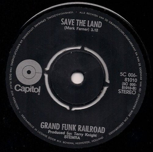 Grand Funk Railroad : People Let's Stop The War (7",45 RPM,Single)