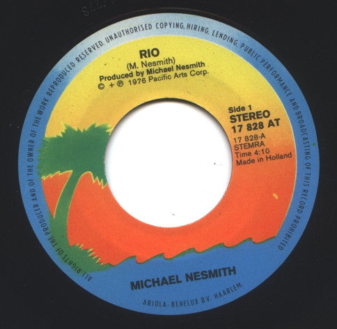 Michael Nesmith : Rio (7",Single,45 RPM)