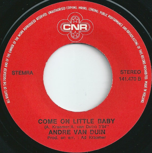 André van Duin : A Woman In Love (7",45 RPM,Single,Stereo)