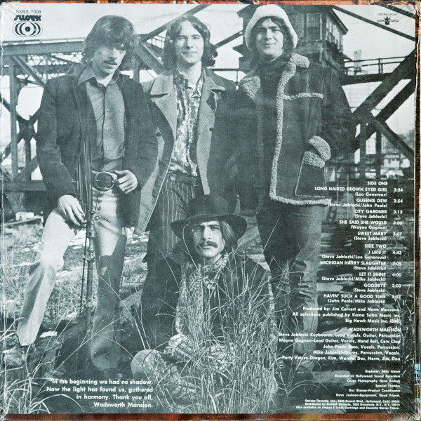 Wadsworth Mansion : Wadsworth Mansion (LP, Album, Mon)