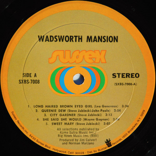Wadsworth Mansion : Wadsworth Mansion (LP, Album, Mon)