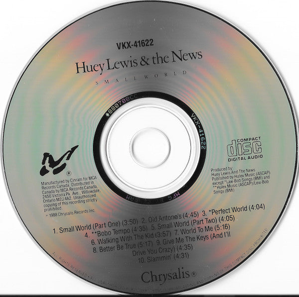 Huey Lewis & The News : Small World (Album)