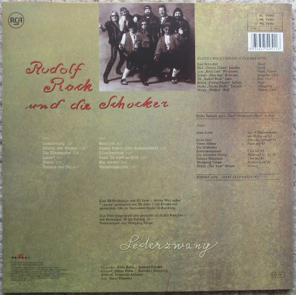 Rudolf Rock & Die Schocker : Lederzwang (LP)