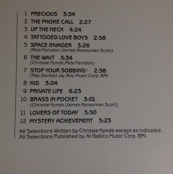 Pretenders, The : Pretenders (Album,Reissue)