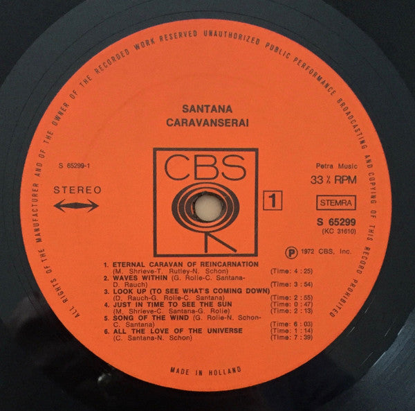 Santana : Caravanserai (LP,Album)
