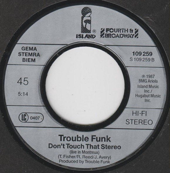 Trouble Funk : Woman Of Principle (7",45 RPM,Single,Stereo)
