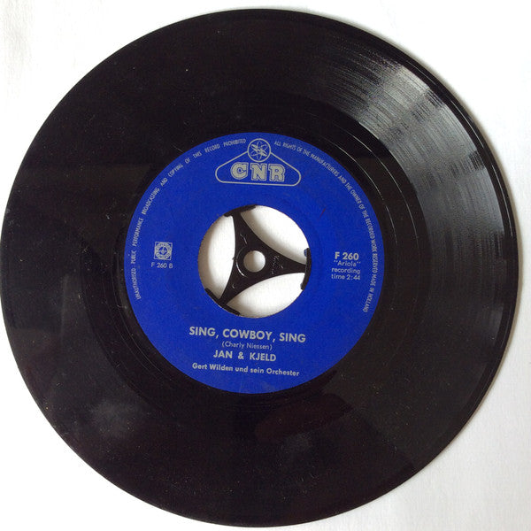 Jan & Kjeld : Hello, Mary Lou / Sing, Cowboy, Sing (7",45 RPM,Single,Mono)