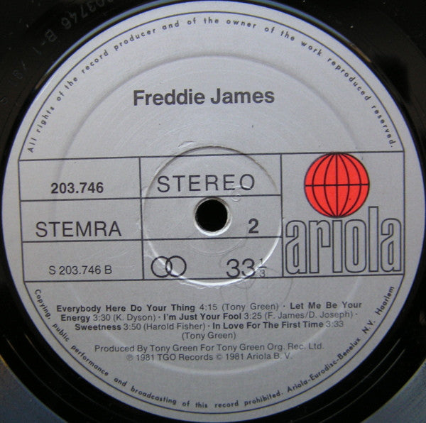 Freddie James : Freddie James (LP,Album)