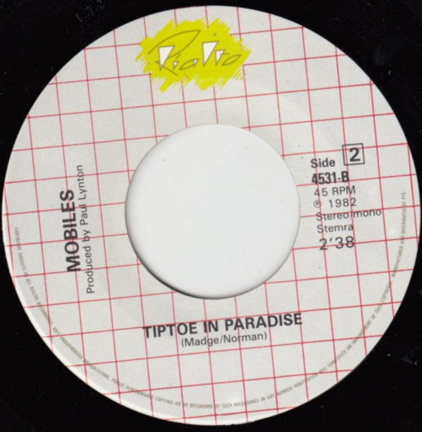 Mobiles : Drowning In Berlin (7",Single,45 RPM)