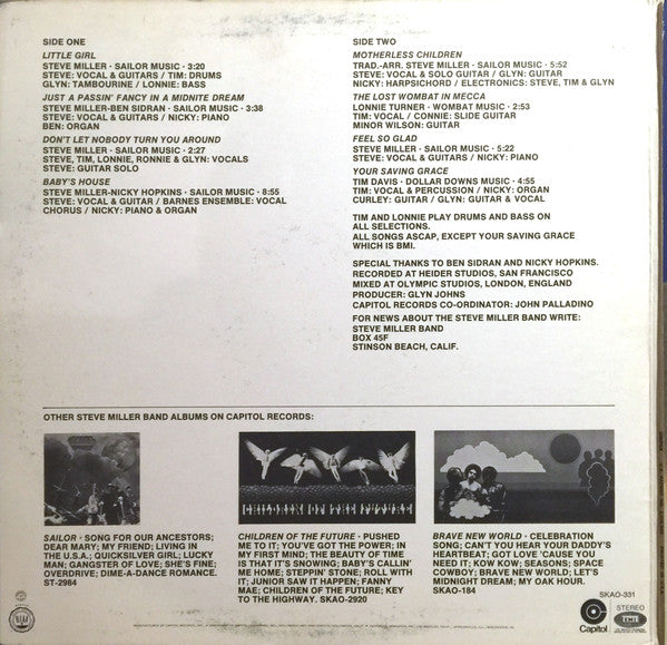 The Steve Miller Band* : Your Saving Grace (LP, Album, Los)