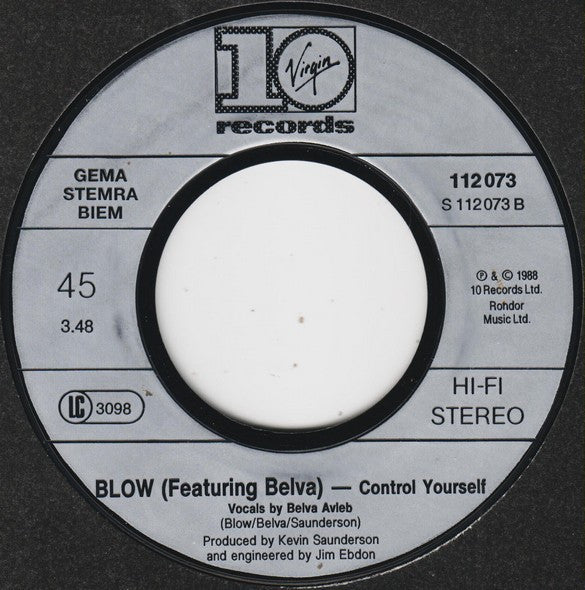 Blow : Change (Makes You Want To Hustle) (7",45 RPM,Stereo)