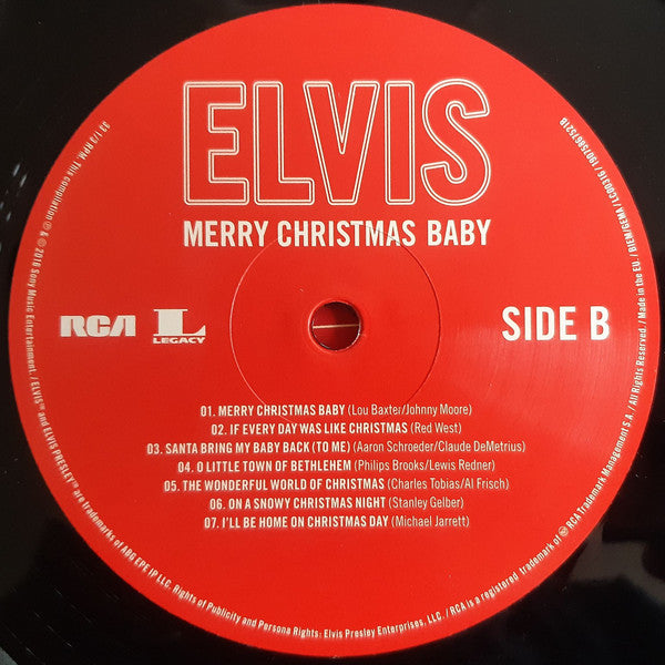Elvis Presley : Merry Christmas Baby (LP,Compilation)