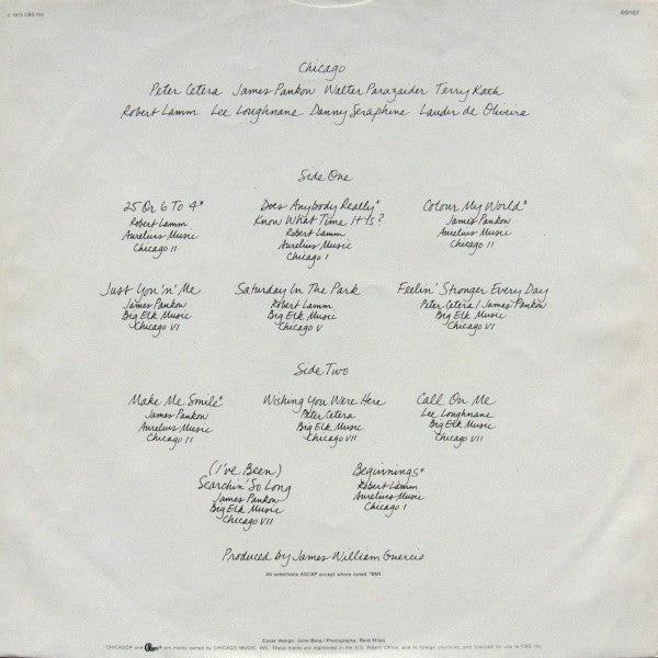 Chicago (2) : Chicago IX - Chicago's Greatest Hits (LP,Compilation)