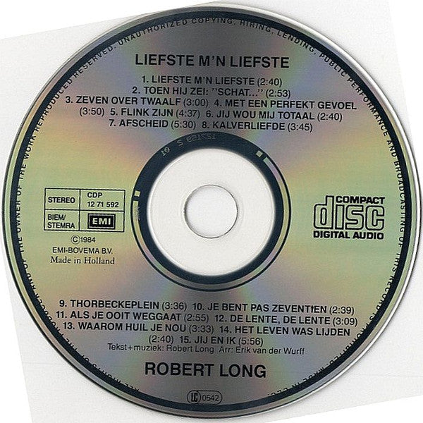 Robert Long : Liefste, Mijn Liefste (Compilation)