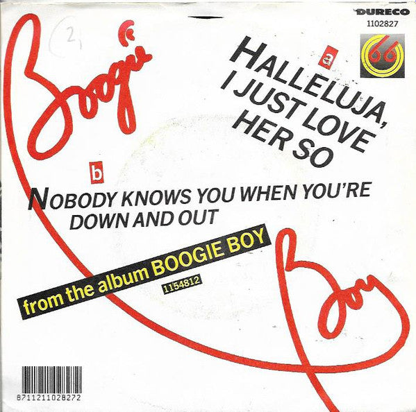 Boogie Boy (3) : Halleluja, I Just Love Her So (7",45 RPM,Stereo)