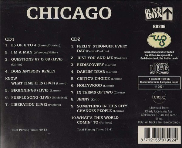 Chicago (2) : I'm A Man (Compilation,Reissue,Unofficial Release)