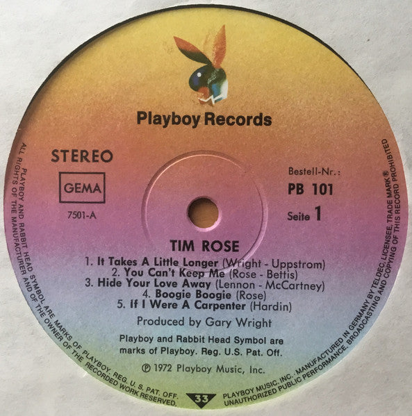 Tim Rose : Tim Rose (LP,Album)