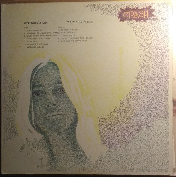 Carly Simon : Anticipation (LP,Album,Unofficial Release,Stereo)