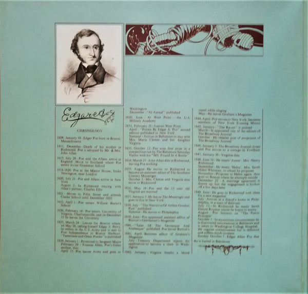 Alan Parsons Project, The : Tales Of Mystery And Imagination (LP,Album,Reissue,Stereo)