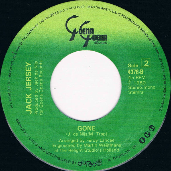 Jack Jersey : Woman (7",45 RPM)