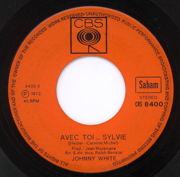 Johnny White (3) : Seul (7",45 RPM,Single)
