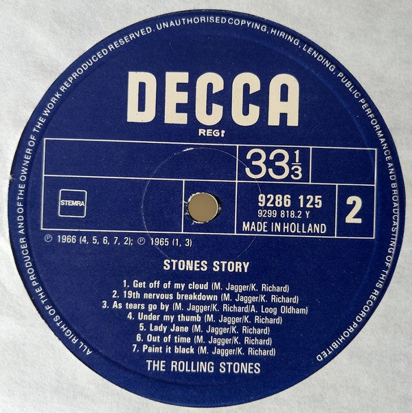 Rolling Stones, The : Stones Story (LP,Compilation)