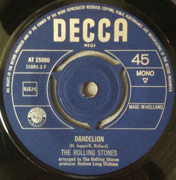 Rolling Stones, The : We Love You (7",45 RPM,Single,Mono)