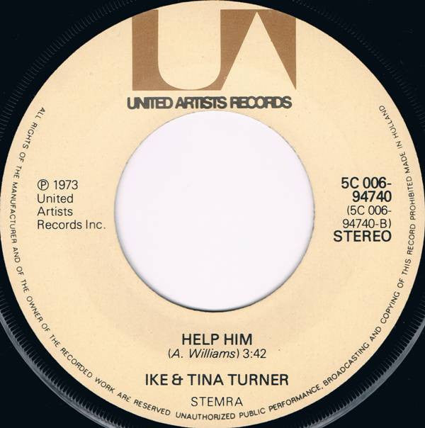 Ike & Tina Turner : Nutbush City Limits (7",45 RPM,Single,Reissue)