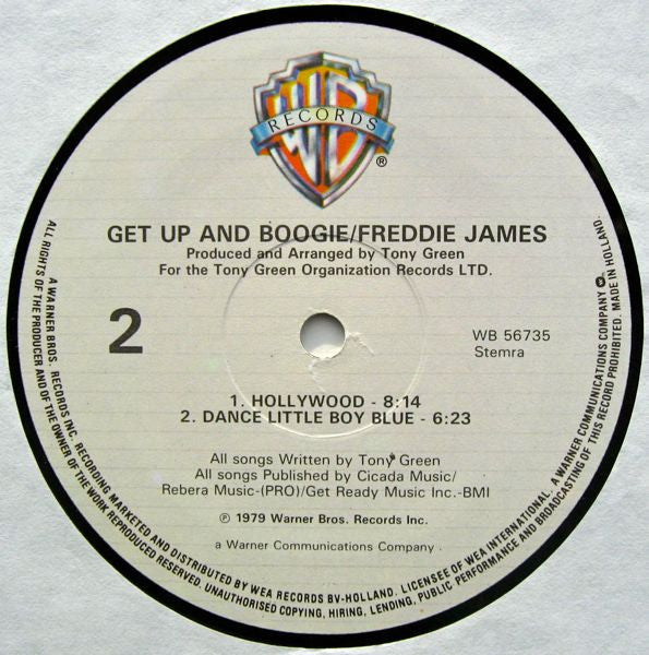 Freddie James : Get Up And Boogie (LP,Album)