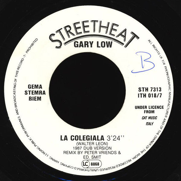 Gary Low : La Colegiala (7",45 RPM,Single)