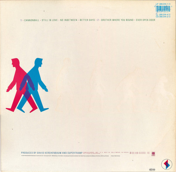 Supertramp : Brother Where You Bound (LP,Album,Stereo)
