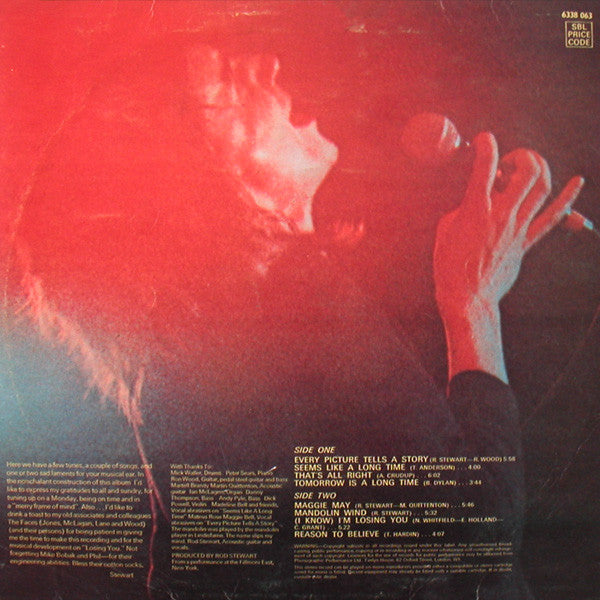 Rod Stewart : Every Picture Tells A Story (LP,Album,Stereo)