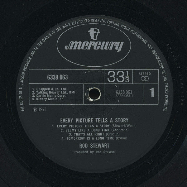 Rod Stewart : Every Picture Tells A Story (LP,Album,Stereo)