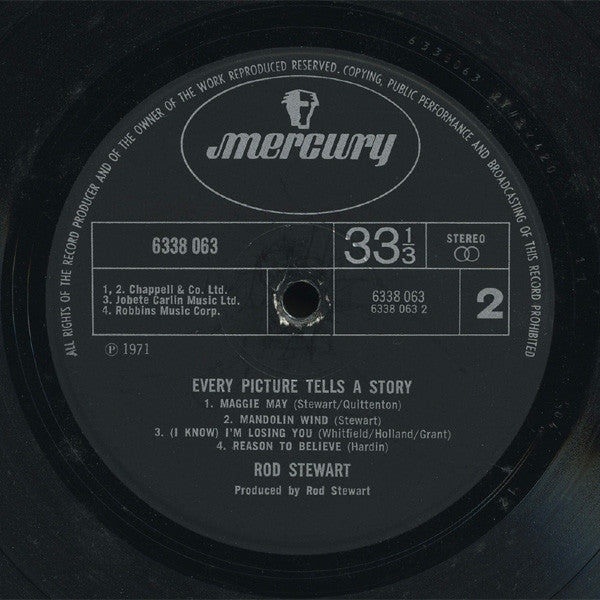 Rod Stewart : Every Picture Tells A Story (LP,Album,Stereo)