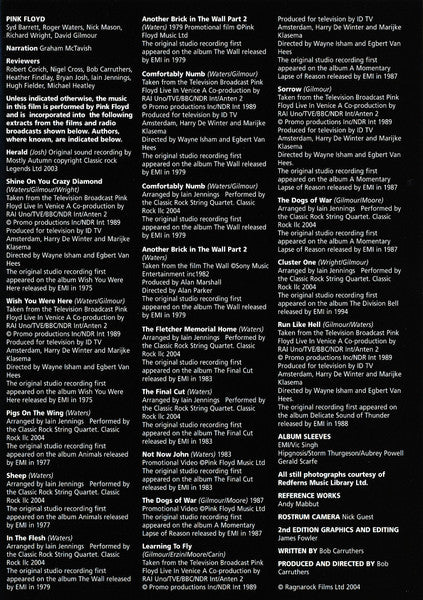 Pink Floyd : Inside Pink Floyd A Critical Review 1975-1996 (The Independent Critical Guide) (DVD-Video,Unofficial Release)