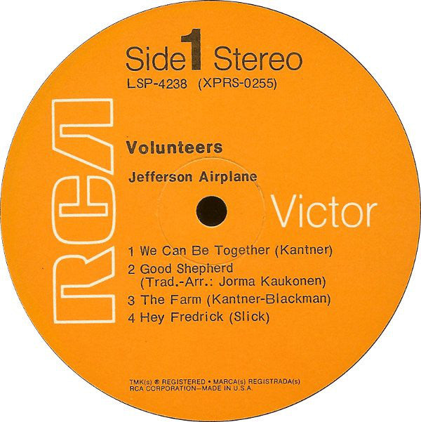 Jefferson Airplane : Volunteers (LP, Album, Ind)