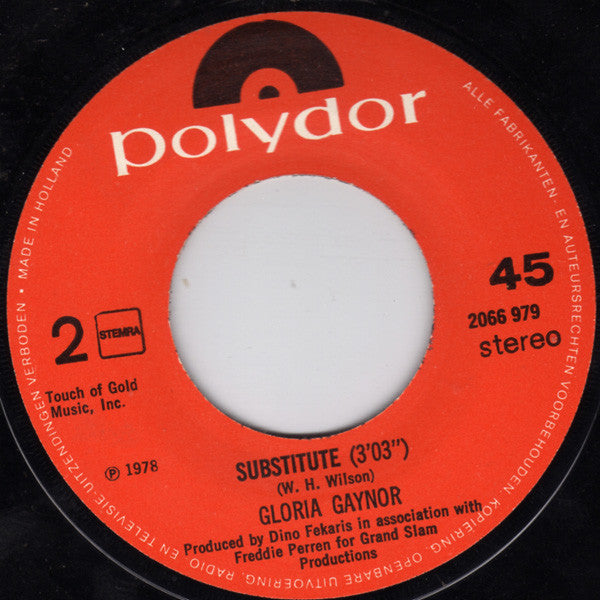 Gloria Gaynor : I Will Survive (7",45 RPM,Single)