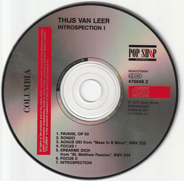 Thijs van Leer : Introspection 1 (Album,Reissue)