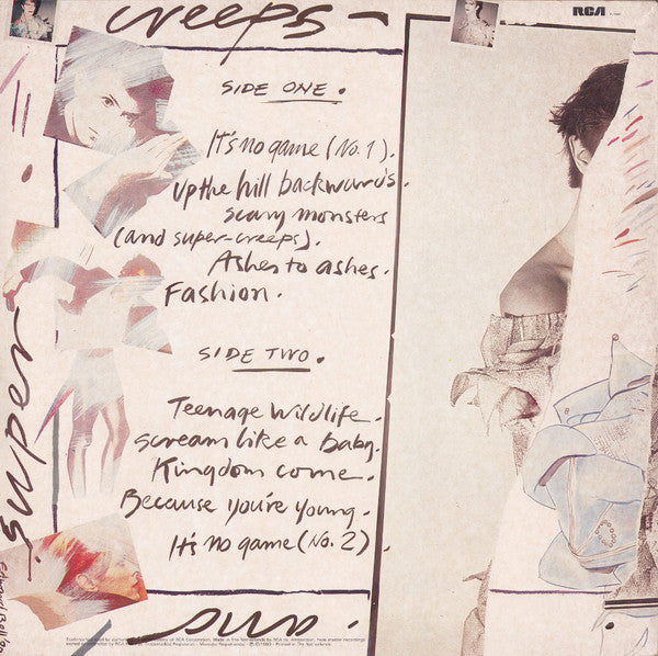 David Bowie : Scary Monsters (LP,Album,Stereo)