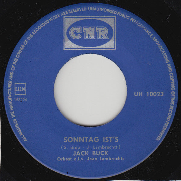 Jack Buck (7) : Ave Maria / Sonntag Ist's (7",45 RPM,Stereo)