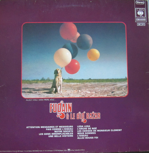 Michel Fugain : Fugain & Le Big Bazar (LP,Album,Reissue,Stereo)