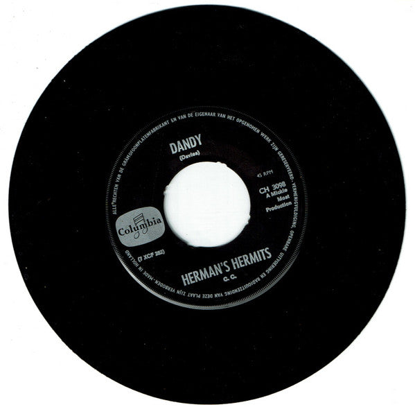Herman's Hermits : Dandy / No Milk Today (7",45 RPM,Single)