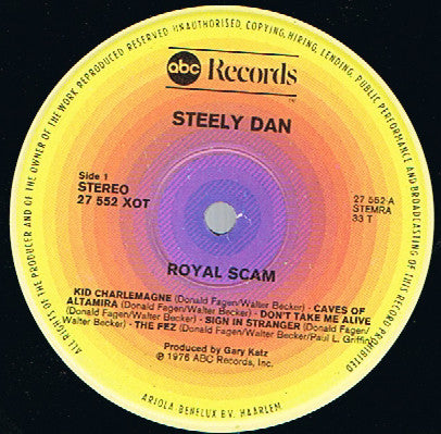 Steely Dan : The Royal Scam (LP,Album)