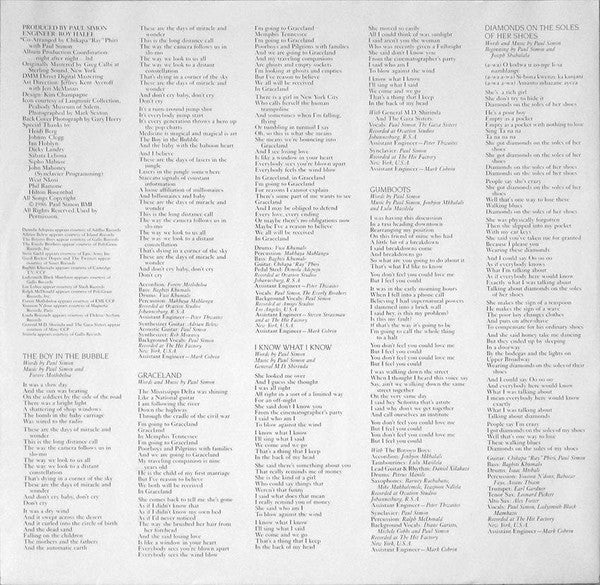 Paul Simon : Graceland (LP,Album,Limited Edition,Reissue)