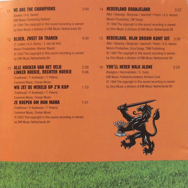 André Hazes : André Hazes Is Oranje (Compilation,Stereo)