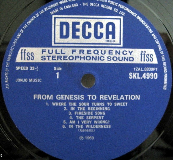 Genesis : In The Beginning (LP,Album,Reissue,Stereo)