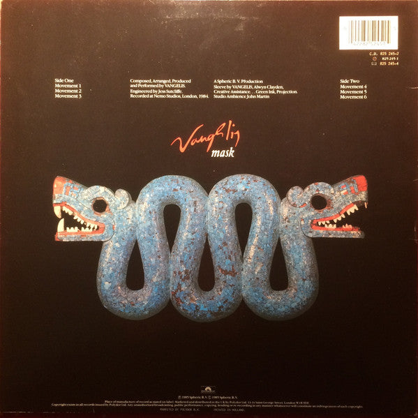 Vangelis : Mask (LP, Album)