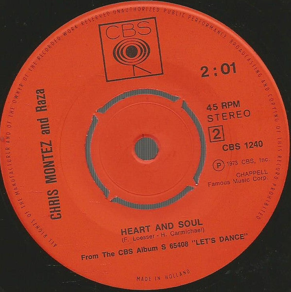 Chris Montez And Raza : Ay No Digas (7",45 RPM,Single)